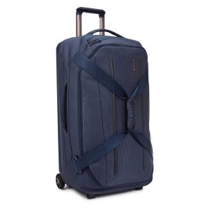 Un bolso de lona con ruedas duradero, espacioso e ideal para viajes largos.