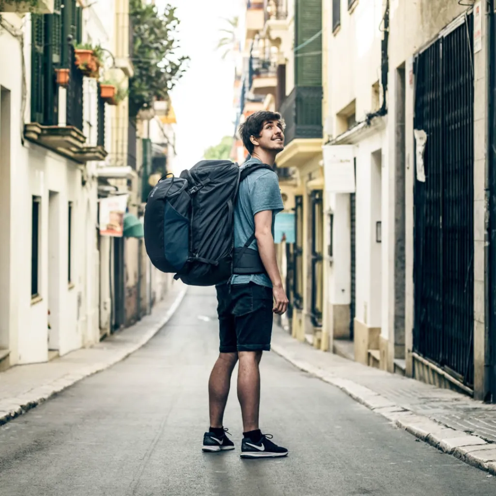 mochila de viaje